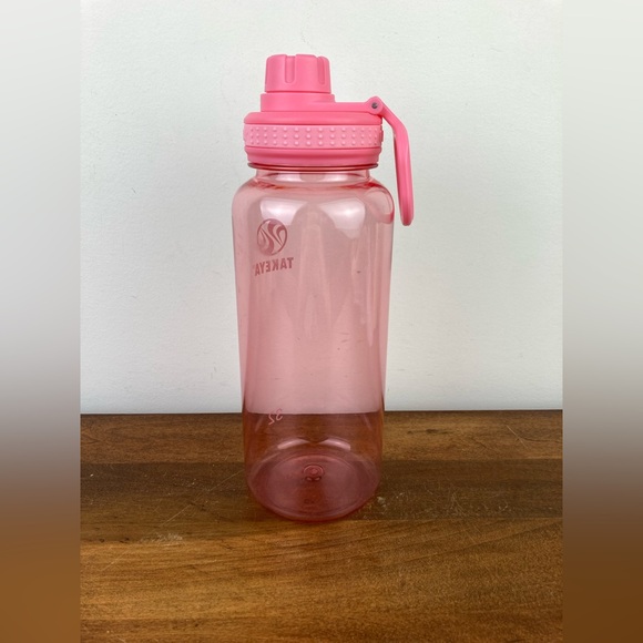 Takeya Sport Premium Quality Tritan Water Bottle 32oz Flutter Pink Good - Picture 3 of 6